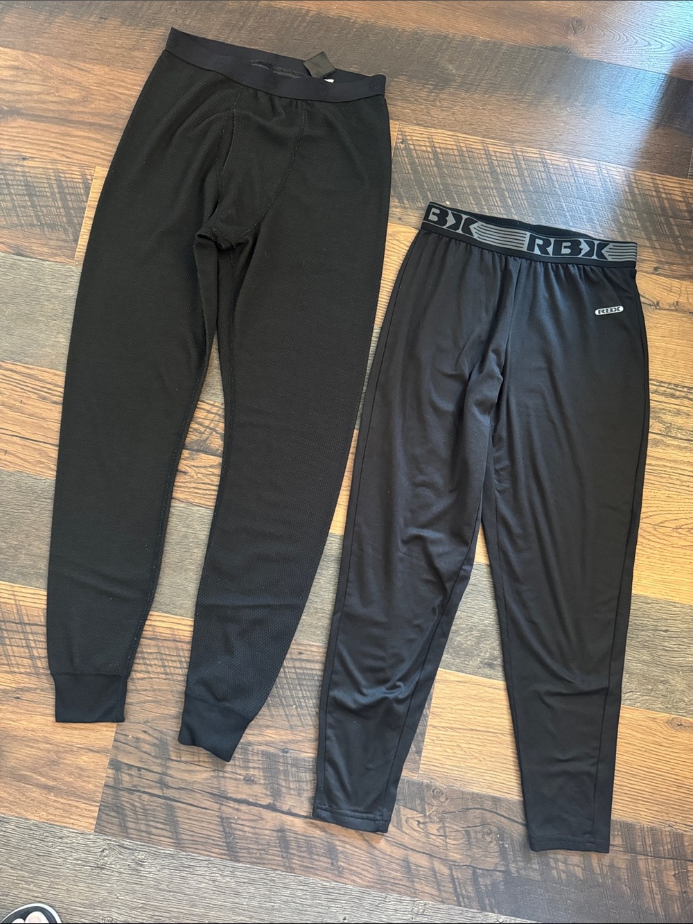RBX Black Performance Leggings & Magellan Thermal Baselayer Pants